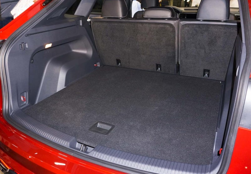 Okutech Black Retractable Cargo Cover Compatible with Volkswagen VW Atlas Cross Sport 2020-2024 2025 Rear Cargo Privacy Screen Car Trunk Luggage Cargo Security Shade Shield (Carbon Fiber Style) - Image 2